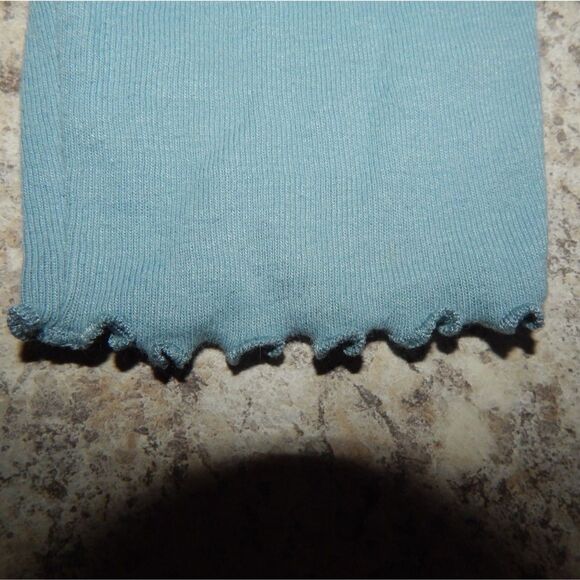 CARTER'S CHILD OF MINE infants 24 month dusty teal green blue lettuce edge pants - Picture 4 of 5